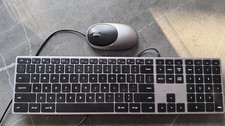 Satechi slim w3 USB-C Wired Keyboard & C1 Wired USB-C Mouse picture