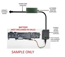 External (Standalone) Laptop Battery Charger for HP internal Batteries, HP04 picture