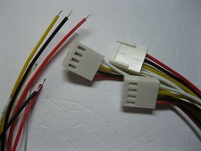 24 pcs 2510 Pitch 2.54mm 4 Pin Female Connector with 26AWG 30cm Leads Cable New picture