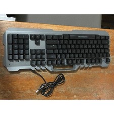 Monster Wired Gaming Keyboard Backlit with Rainbow Lights picture