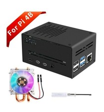 GeeekPi Metal Case for Raspberry pi 4Blow-profile ICE Tower cooler included. USA picture