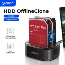 ORICO Dual Bay HDD Docking Station Offline Clone for 2.5 3.5'' SSD HDD Case New picture