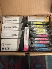 Mixed Lot of 15 Epson 252 Ink Cartridges Some OEM, Some NON OEM - B XL+ Y M & C picture
