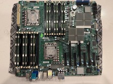 Supermicro X8DAH+-F Dual Xeon E5520 Motherboard 48GB ECC RAM Heatsinks Tested picture