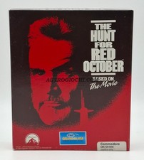 CCOMMODORE 64 128 DISK THE HUNT FOR RED OCTOBER VINTAGE 1990 ARCADE GAME GREAT picture
