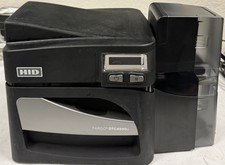 HID Fargo DTC4500e Printer | Only 5 Prints | Ribbon Incl | No AC/Output | Read picture