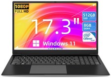 Portable Windows 11 Laptop 17.3