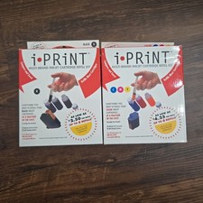 (2) I-Print Multi-Brand Inkjet Cartridge Refill Kit NIB Black & Color  Bundle picture