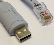 CAB-CONSOLE-USB-RJ45  Console Cable, 10ft     FTDI Cisco  Extra Long picture
