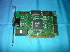 Vintage IGS PCI Video Card IGA 1682-A 2MB Used picture