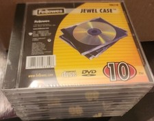 Fellowes Computerware 98310 CD Jewel Case Pack of 10 organizes,protects & stores picture