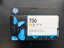 HP 730 130-ml Yellow DesignJet Ink Cartridge, P2V64A picture