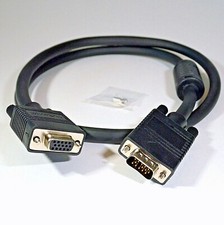 Star Tech MXT101HQ3 3' Coax High Resolution VGA Monitor Extension Cable HD15 M/F picture