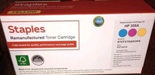 Staples  Toner Cartridge Replacement for HP 305A (Yellow) CE412A Open Box  picture