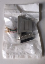 DB25M to RJ45 Modular Adapter Make your Own Gold Pins Network to Comm Beige NEW picture