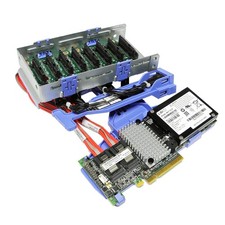 IBM ServeRAID M5015 6Gb/s RAID Controller 46C8927 +BBU + Cables + Backplane picture