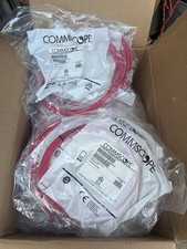 Lot of 49 New Commscope CO199K2-07F010 10ft Patchcord MINO6A-RD-10FT Red picture