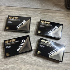Maxell HS-8/112 Helical-Scan 8mm Data Cartridges - NEW Lot Of 4 picture
