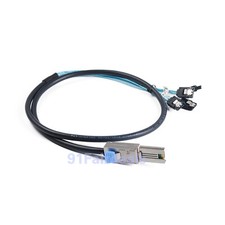 2(Pack) NEW External SFF-8088 Male TO 4x SATA 7-Pin Mini-SAS 26-Pin cable 1M picture