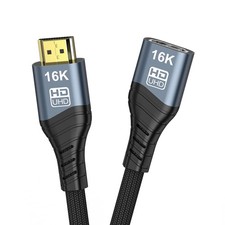 16K HDMI 2.2 Ultra High Speed 96Gbps Gold Plating Braided Cable Support 16K@60Hz picture