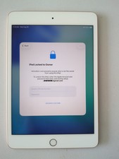As Is Apple iPad Mini 5th Gen 7.9'' 64GB A2133 Wi-Fi Only Rose Gold For Parts picture