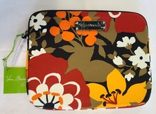 Vera Bradley Bittersweet Neoprene Tablet eReader Sleeve 10x8 Padded Zipper N23 picture