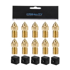 Creality Ender 3 V3 SE Nozzle Kit,10Pcs 0.4mm Brass Nozzles, 5Pcs Silicone... picture