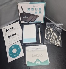 Drawing USB Pen Signature Capture Tablet Huion 420 Blue and White Open Box  picture