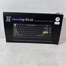 Lemokey P1 HE 75% Wireless Magnetic Switch Keyboard With Light Effects  - Black picture