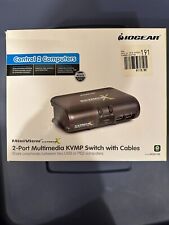 IOGEAR 2-Port Multimedia KVMP Switch with Cables - NEW, SEALED IN BOX picture