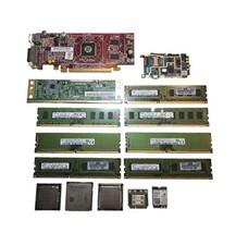 Lot of 15 PC Computer Parts Intel i7-7700 AMD A10-6700 RAM DDR3 DDR4 GPU WiFi picture