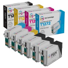 LD Replacement for Epson 127 T127 6pk Extra HY Ink T127120 T127220 T127320 picture