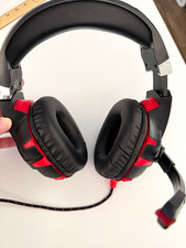 RUNMUS Model 10 Wired Over-Ear Gaming Headset USB+3.5mm Boom Mic 2.1m picture