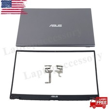 New Gray Top Back Cover+ Front Bezel+ Hinges For ASUS VivoBook X512 X512U V5000F picture
