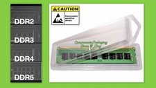 DDR4 PC4 Memory Clam Shell Case for DIMMs Anti Static ESD - Lot of 12 25 40 80  picture