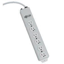 Tripplite PS606HG Power Strip 6 Outlet 6ft Cord Metal White picture