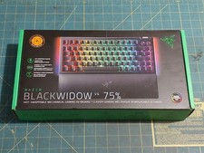 New Razer Blackwidow V4 75% Hot-Swappable Keyboard Tactile Switches - SEALED picture