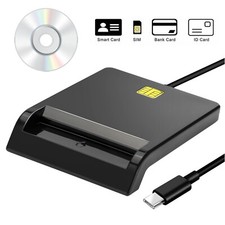 Type C Smart CAC Card Reader, DOD Military USB Common Access for Windows Mac OS picture