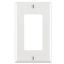 Wall Plate Light Switch Cover Outlet 1 Gang Decorator Faceplate Frame White picture