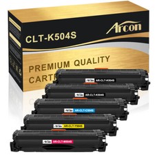 5 Pack CLT-K504S 504 Toner Cartridge Set for Samsung Sl-C1860FW Sl-C1810W C1810 picture