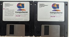 CompuServe Windows Floppies WinCIM 2.0.1 from 1995 picture