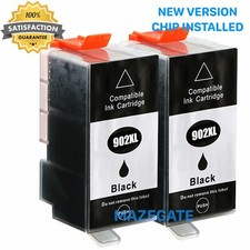 2pk 902XL Black ink Cartridge for HP 902 XL Officejet 6951 6958 6962 6979 6975 picture
