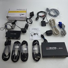 Lot Of VGA video splitters  MSV-102 VS82A 2 Port Star tech Gigaware picture
