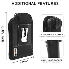 Nylon Scanner Holster w/ Belt Clip bag for Zebra MC659B MC67 MC55A0 MC5590 USA picture