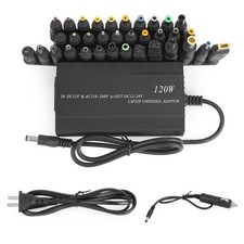 120W Car Home 34 Tips Power Supply Adapter Charger for Laptop Notebook US Plug picture