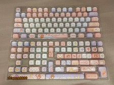Card Captor SAKURA KINOMOTO SAKURA PBT Keycaps 142 Keys for Mechanical Keyboard  picture