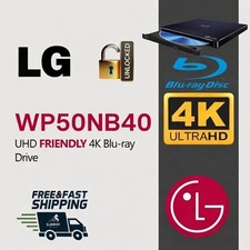 LG WP50NB40 External UHD Friendly 4K Blu-ray Burner LibreDrive MakeMKV Flashed picture
