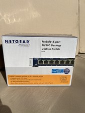 Netgear ProSAFE 8-port 10/100 Desktop Ethernet Switch Model FS108 - BRAND NEW picture