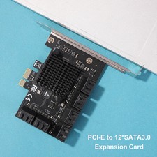 SA3112J PCIE Adapter 12 Port 6Gbps PCI-Express X1 to SATA 3.0 Controller Cards picture