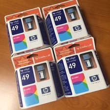 Genuine HP49 Tri-Color 51649A  Ink Cartridge Deskjet 49A lot of 4pcs 4x  picture